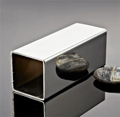 410S 420 430Ti Ryðfrítt stál ferhyrnt rör